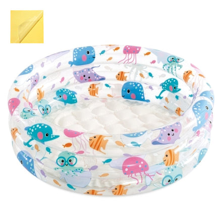 Intex Opblaasbaar Peuterbad - 61 x 22 cm - 28 Liter - Zeevriendjes