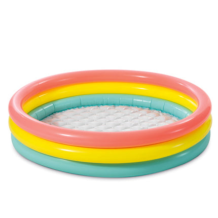 Intex Opblaasbaar Regenboog Zwembad - 114 x 25 cm - 131 Liter
