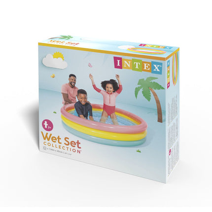 Intex Opblaasbaar Regenboog Zwembad - 114 x 25 cm - 131 Liter
