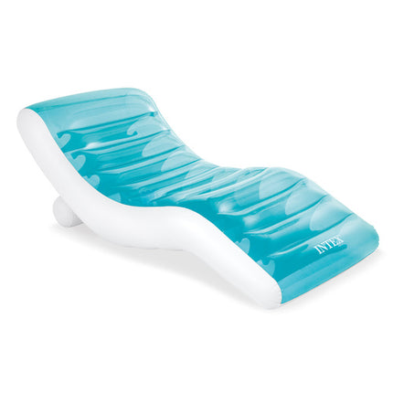 Intex 56874 Opblaasbare Lounger - 191 x 99 cm - Turquoise/Wit