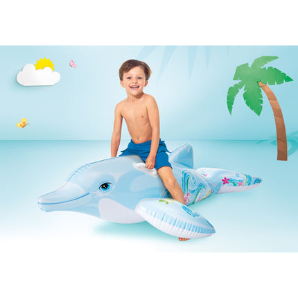 Intex Opblaasbare Dolfijn - 175 x 66 cm - Zwemmatras - 3+