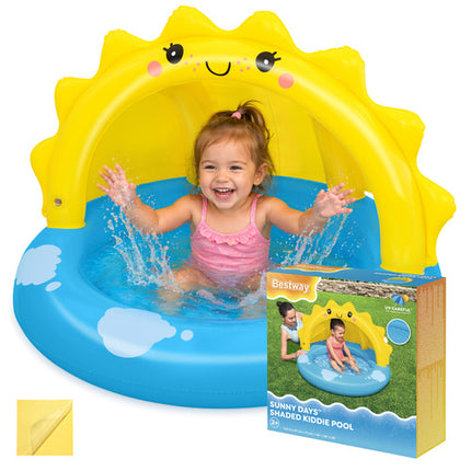 Bestway Opblaasbaar Zwembad - 101 cm - Kinderzwembad - Blauw