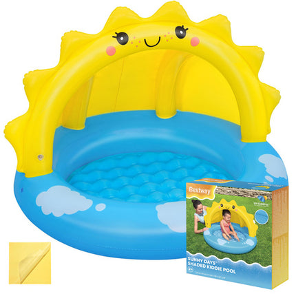 Bestway Opblaasbaar Zwembad - 101 cm - Kinderzwembad - Blauw