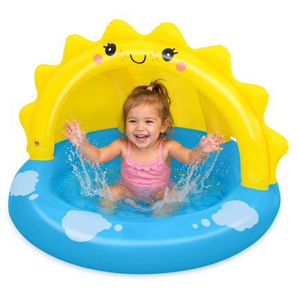 Bestway Opblaasbaar Zwembad - 101 cm - Kinderzwembad - Blauw