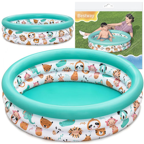 Bestway Opblaasbaar Kinderzwembad - 3 Ringen - 102 x 25 cm