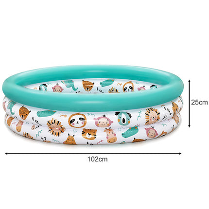 Bestway Opblaasbaar Kinderzwembad - 3 Ringen - 102 x 25 cm