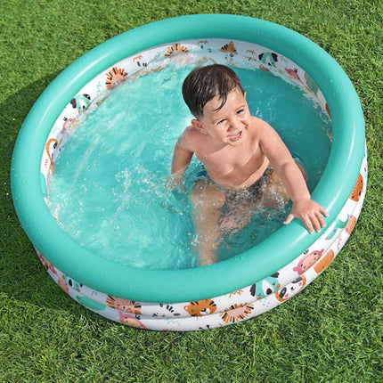 Bestway Opblaasbaar Kinderzwembad - 3 Ringen - 102 x 25 cm