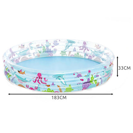 Bestway Opblaasbaar Zwembad - 3 Ringen - 183 x 33 cm - Multicolour