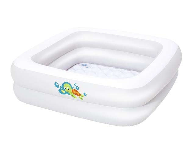 Bestway Opblaasbaar Zwembadje - 86 x 86 x 25 cm - Wit