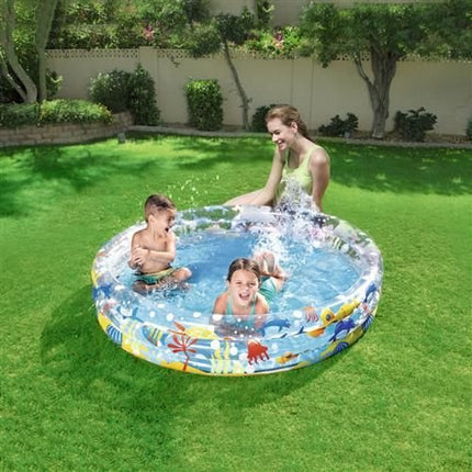 Bestway Opblaasbaar Kinderzwembad - 3 Ringen - 152 x 30 cm