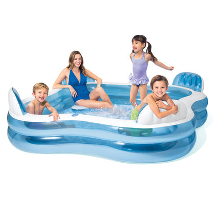 Intex Familie Zwembad met Zitjes - 229 x 229 cm - 882 Liter