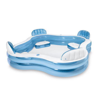 Intex Familie Zwembad met Zitjes - 229 x 229 cm - 882 Liter