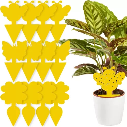 Repest Insectenvallen - Set van 12 - Gele Kleefstrips voor Planten