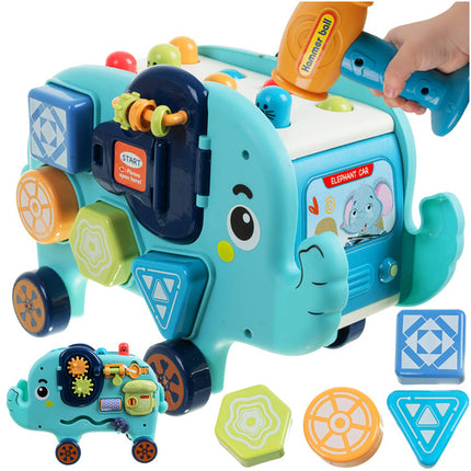 Kruzzel Interactieve Olifant - Educatieve Montessori Sorteerbox