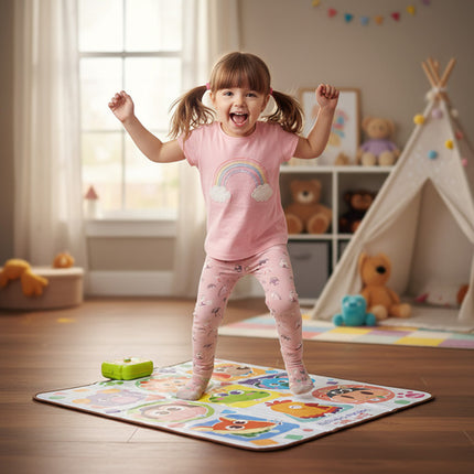 Iso Trade Interactieve Dansmat - 82 x 65 cm - Muzikaal Speelgoed