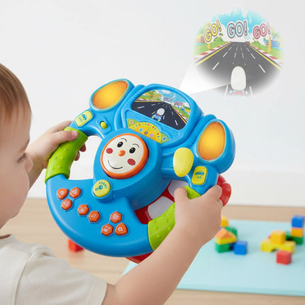 Dealzzz Interactief Stuurwiel voor Kinderen - Met Muziek, LED & Projector