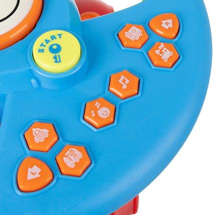 Dealzzz Interactief Stuurwiel voor Kinderen - Met Muziek, LED & Projector