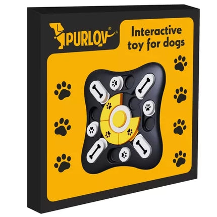 Purlov Interactieve Hondenpuzzel - Anti-Schrok Voerbak - 25,5 cm