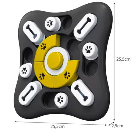 Purlov Interactieve Hondenpuzzel - Anti-Schrok Voerbak - 25,5 cm