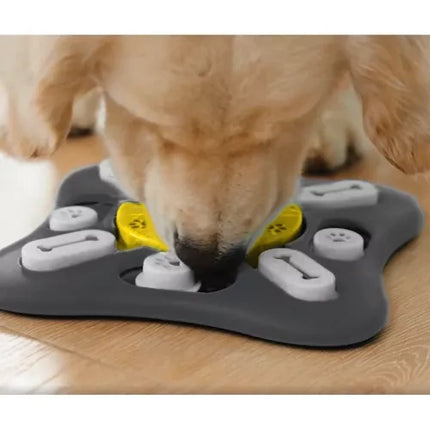 Purlov Interactieve Hondenpuzzel - Anti-Schrok Voerbak - 25,5 cm