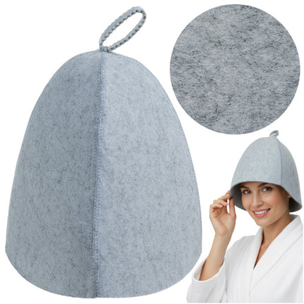 Isomedix Vilt Sauna-muts - Aviator Model - Hittebestendig - Unisex