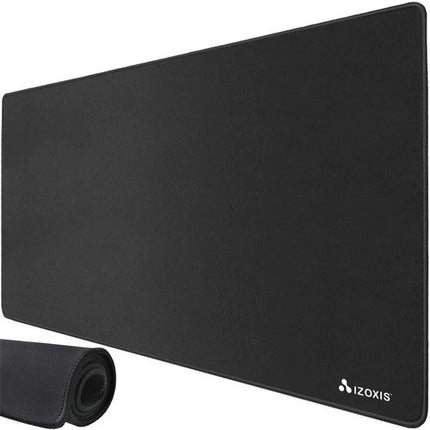 Izoxis Muis- en Toetsenbordmat XXL - 89 x 40 cm - Antislip - Zwart