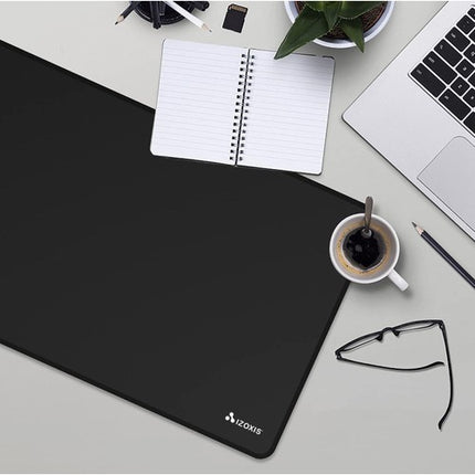 Izoxis Muis- en Toetsenbordmat XXL - 89 x 40 cm - Antislip - Zwart