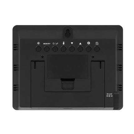 Izoxis Draadloos Weerstation - LCD Display - Met Buitensensor - Zwart
