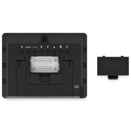 Izoxis Draadloos Weerstation - LCD Display - Met Buitensensor - Zwart
