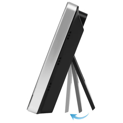 Izoxis Draadloos Weerstation - LCD Display - Met Buitensensor - Zwart