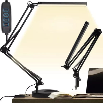 Izoxis 23503 2-in-1 Bureaulamp - Verstelbaar - Met Tafelklem en Voet
