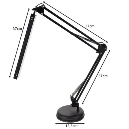 Izoxis 23503 2-in-1 Bureaulamp - Verstelbaar - Met Tafelklem en Voet