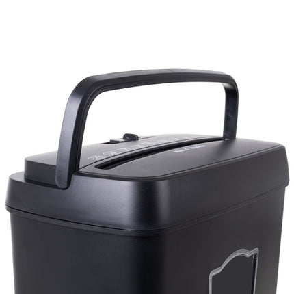 Izoxis Documentvernietiger - 12L - P-4 AVG/GDPR - Zwart