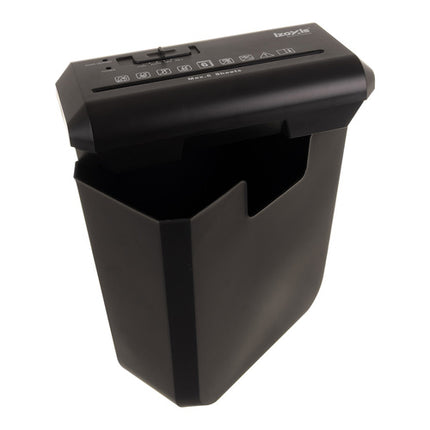 Izoxis Documentvernietiger - 10L - P-2 Veiligheidsniveau - Zwart