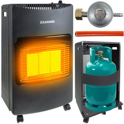 Kaminer Gasverwarming - 4200W - Mobiel - Met Slang & Regelaar - CZ