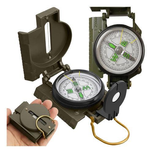 Trizand KM5717 Militair Kompas - Precisie Navigatie - Metaal - Zinklichtlegering