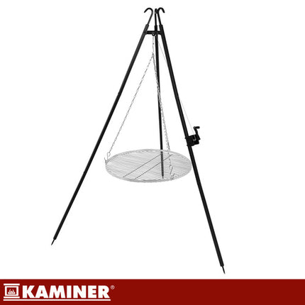 Kaminer Driepoot Barbecue - 190 cm - 70 cm RVS Rooster