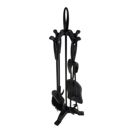 Kaminer Haardstel - 5-delig - Vintage Design - Zwart - 42 cm