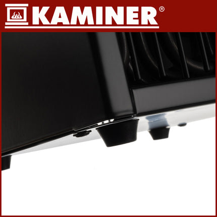 Kaminer Elektrische Heater - 3000W - Met Thermostaat - Zwart