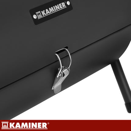 Kaminer Compacte Houtskoolbarbecue - Draagbaar - 41.5 x 36.5 x 28 cm