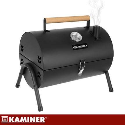 Kaminer Compacte Houtskoolbarbecue - Draagbaar - 41.5 x 36.5 x 28 cm