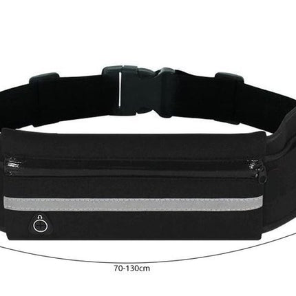 Trizand Hardloopheuptas - Met Fleshouder - Reflecterend - Zwart