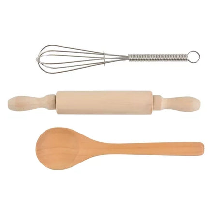 Iso Trade Kinder Kokset - 7-delig - Inclusief Schort en Accessoires