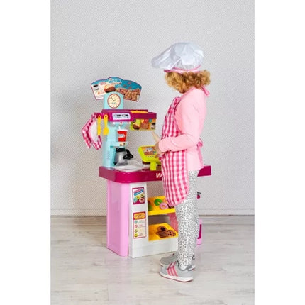 Iso Trade Kinder Kokset - 7-delig - Inclusief Schort en Accessoires