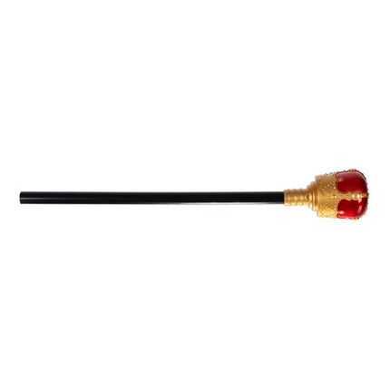 Kruzzel Konings Kostuumset - 3-Delig - Mantel, Kroon & Scepter - Rood