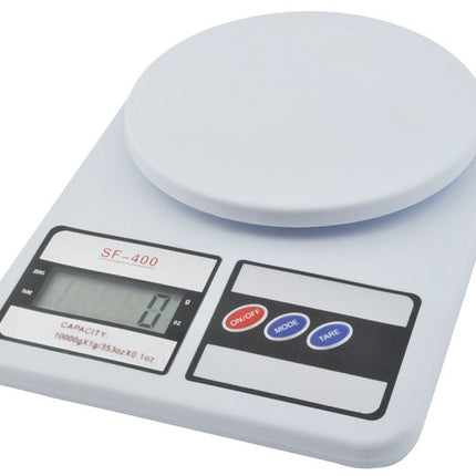 Ruhhy Digitale Keukenweegschaal - 10 kg - 1g Nauwkeurig - Wit