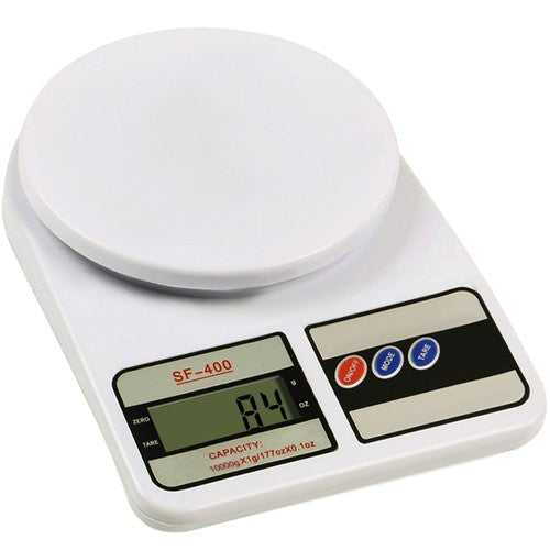 Ruhhy Digitale Keukenweegschaal - 10 kg - 1g Nauwkeurig - Wit