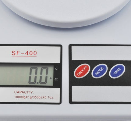 Ruhhy Digitale Keukenweegschaal - 10 kg - 1g Nauwkeurig - Wit