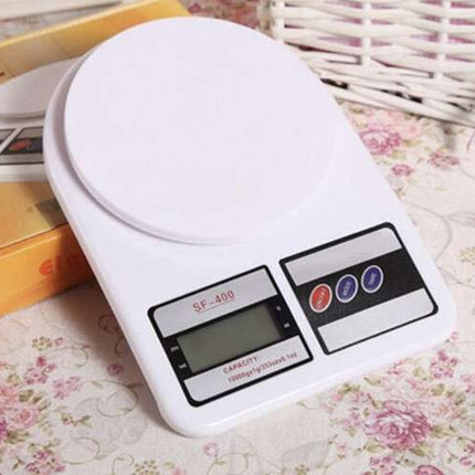 Ruhhy Digitale Keukenweegschaal - 10 kg - 1g Nauwkeurig - Wit