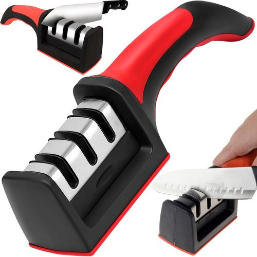 Ruhhy 3-in-1 Messenslijper - Handmatig - 3 Fasen - Ergonomisch - Zwart/Grijs